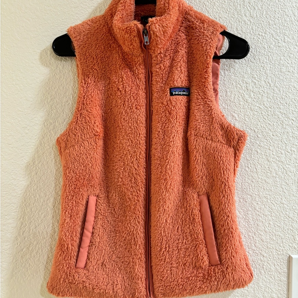 Patagonia Los Gatos Fleece Vest • Coral Peach • Women’s Small •